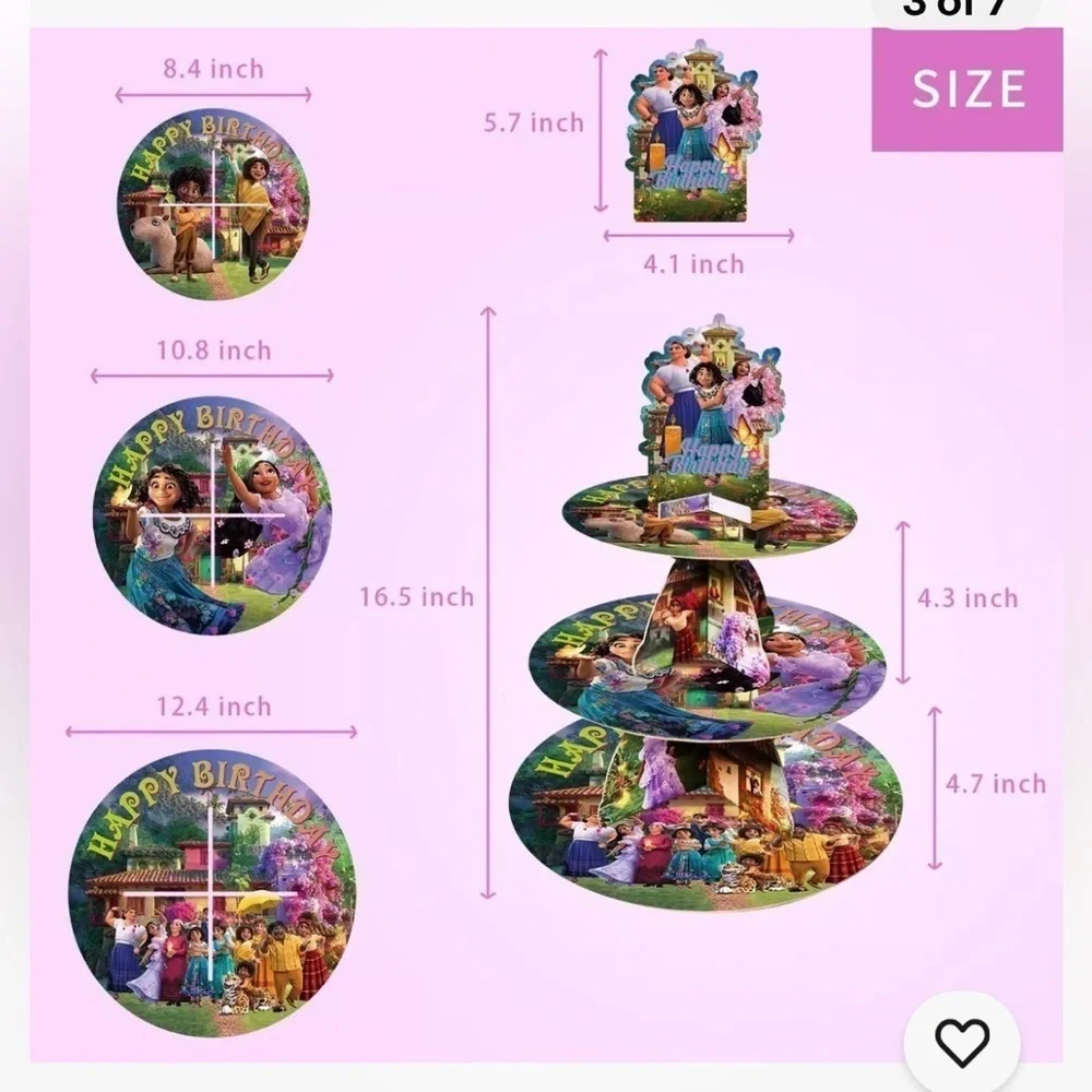 Encanto Cupcake Party Stand Tower Birthday Decoration